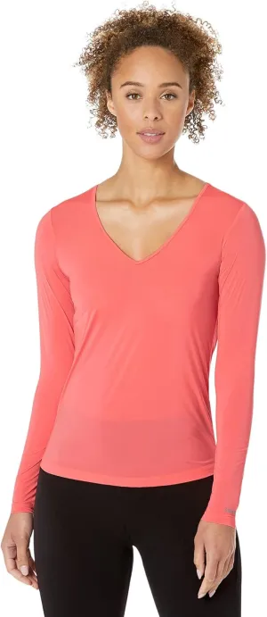 Jamie Sadock Sunsense® 35 SPF Lightweight Long Sleeve V-Neck Layering Top