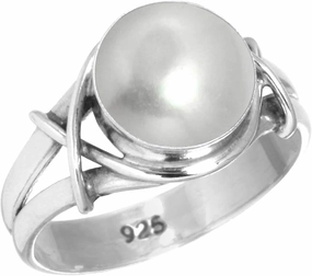 JEWELOPORIUM 925 Sterling Silver Ring For Women Carnelian Abalone Shell Created Sapphire Amber Amethyst Gemstone Jewelry Boho Silver Ring Gift On Friendship Day Ha