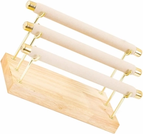Jewelry Display Stand Necklace Holder Bracelet Holder Earinging Holder Ornament Display Stand Necklace Display Ring Holder Scrunchie Holder Wooden Solid Wood Table Frame Watch