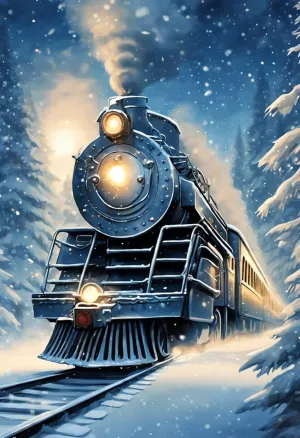 Jigsaw Puzzle for Adults 500 Pieces Polar Express Adventure Jigsaw Puzzles for Adults, Each Piece is Unique, Perfect Family Leisure Gift & Gifts - Puzzles Collectibles