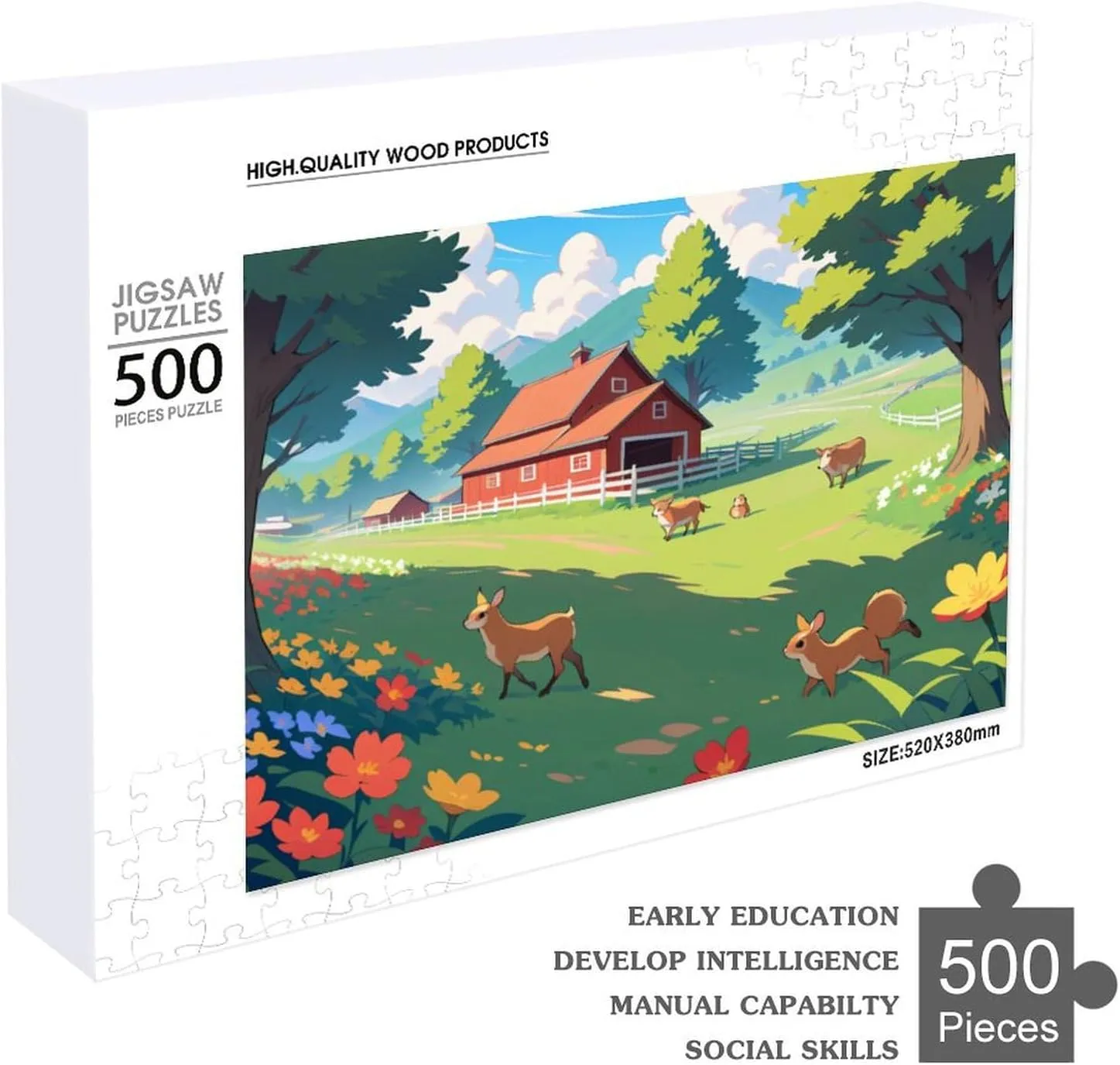 Jigsaw Puzzles for Adults Puzzle Fishing Bait God Says You are 500pcs Jigsaw Puzzles Props for Adolescent Children Educational Game Toys Collectibles Modern Home Decoration 20.5x15 Inch