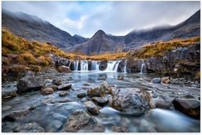 Jigsaw Puzzles 1000 Pieces for Adult Fairy Pools Glen Brittle Isle Skye Scotland Landscape Scenery Puzzle Game for Family Wooden Puzzle Toy Educational Games Puzzles for Home Decor