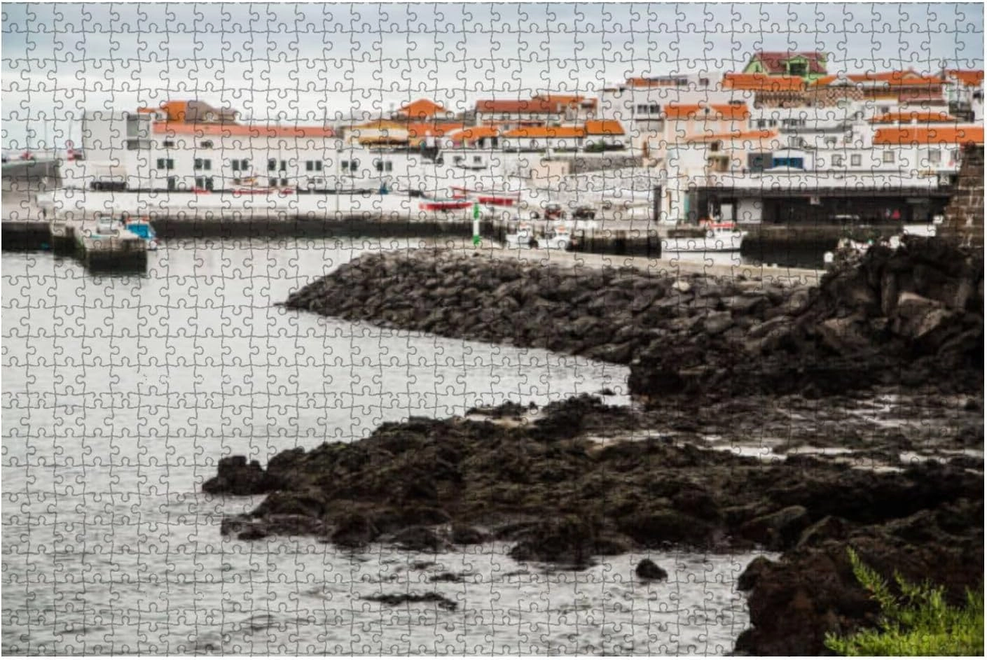 Jigsaw Puzzles 1000 Pieces for Adult Moody Morning Terceira Puzzle Game for Family Wooden Puzzle Toy Educational Games Puzzles for Home Decor