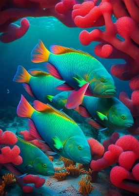 Jigsaw Puzzles 1314 Piece Animal Colorful Fish Animal Themed Puzzle for Adults Wooden Funny Games Full of Challenging and Exciting Gift for Women Men 29.5x19.7 Inch