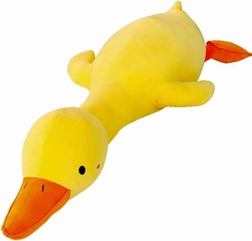 kewo Duck Plush Pillow Stuffed Animal Toy, Cute Giant Goose Plush Duck Stuffed Animal,Super Soft Hugging Pillow for Kids Bedding (Yellow,25.5 in)…