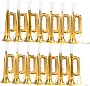 Kisangel 20pcs Boy Girl Trumpet Instrument Toys Safe Playthings for Birthday Parties Creative Musical Instruments for Boys Girls
