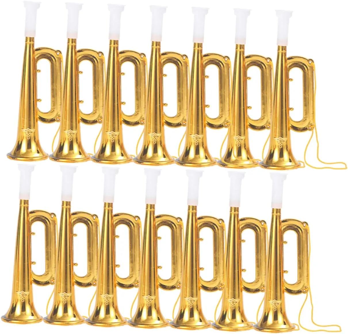 Kisangel 20pcs Boy Girl Trumpet Instrument Toys Safe Playthings for Birthday Parties Creative Musical Instruments for Boys Girls