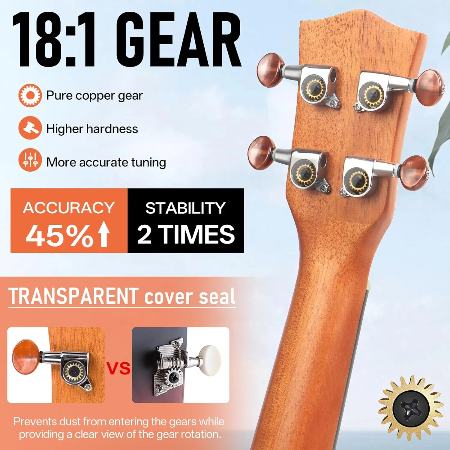 Kmise Professional Ukulele for Adult Beginner, Free Online Lesson 21 inch Soprano Mahogany Ukelele with Kids Ukele Bundle Starter Kit Gig Bag Case, Strap, Tuner, Nylon Strings, Book, Uke Gift Choice