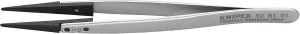 KNIPEX Tools 92 81 01 Premium Stainless Steel Gripping Tweezers-Replaceable Tips, 5-1/4"