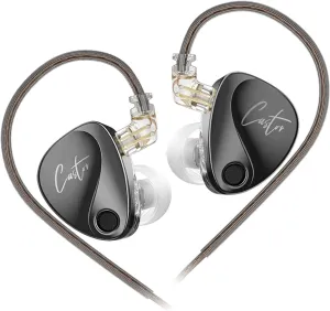 KZ Castor in Ear Monitor, HiFi Improved Bass in Ear Headphone, Dual-Dynamic Driver Gaming Earbuds, 2PIN-C Detachable Cable