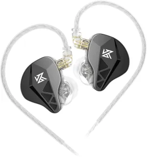 KZ EDXS in Ear Monitor Headphones Wired Earbuds, HiFi Deep Bass with 10mm Composite Diaphragm IEM Earbuds, High Res in-Ear Earphone Detachable Cable for Musicians, Singer, on Stage, Studio