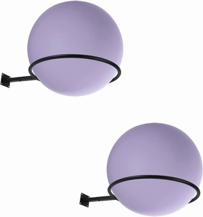 Large Stability Ball Storage RackExercise Dall Wall HolderYoga Studio Gym Exercise Ball and Equipment Organizer（2 pcs）