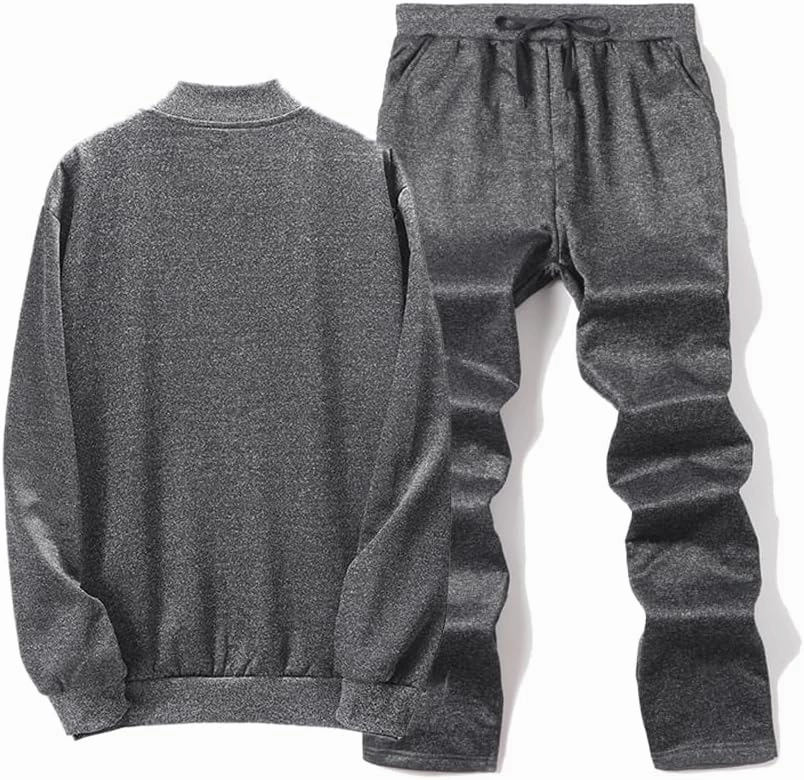 Lavnis Men's Casual Tracksuit Long Sleeve Running Jogging Athletic Sports Set