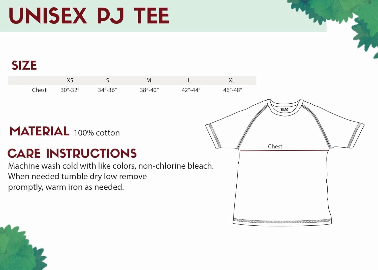 Lazy One Pajama Shirts for Men, Short & Long Sleeve Men's Pajama Tops, Funny PJ T-Shirts, Comfortable Cotton