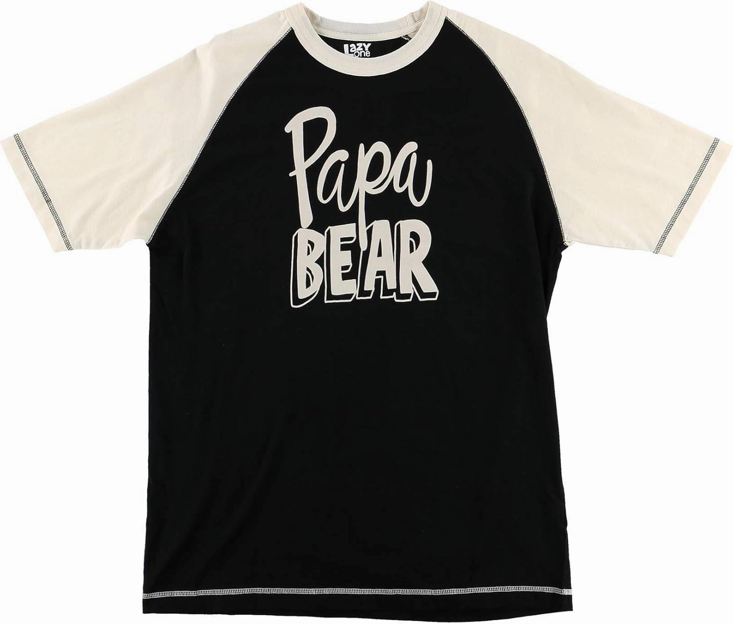 Lazy One Pajama Shirts for Men, Short & Long Sleeve Men's Pajama Tops, Funny PJ T-Shirts, Comfortable Cotton