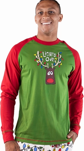 Lazy One Pajama Shirts for Men, Short & Long Sleeve Men's Pajama Tops, Funny PJ T-Shirts, Comfortable Cotton