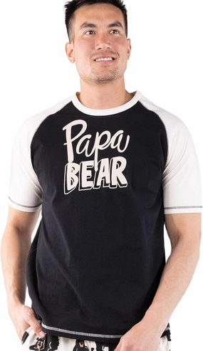 Lazy One Pajama Shirts for Men, Short & Long Sleeve Men's Pajama Tops, Funny PJ T-Shirts, Comfortable Cotton