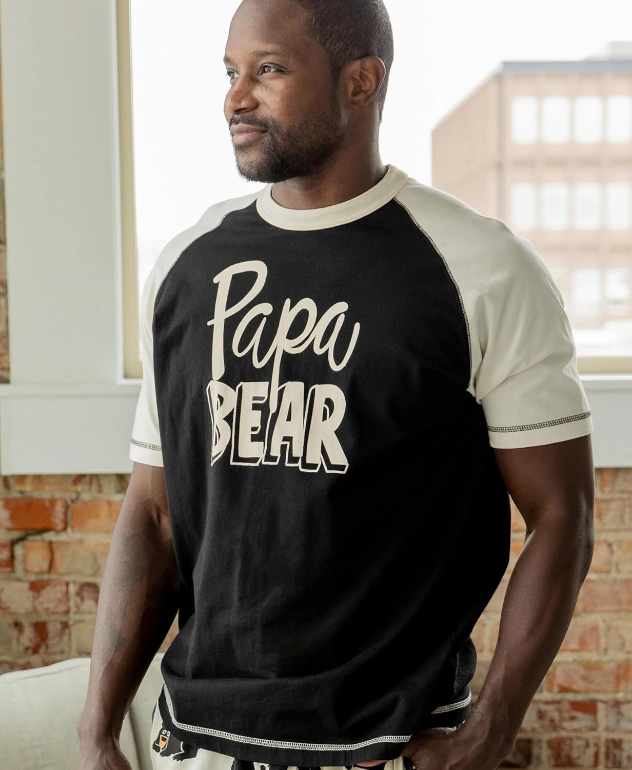 Lazy One Pajama Shirts for Men, Short & Long Sleeve Men's Pajama Tops, Funny PJ T-Shirts, Comfortable Cotton