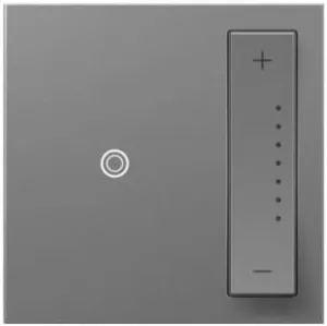 Legrand adorne Tru-Universal Dimmer Switch, 450W (LED, Incandescent, Halogen, MLV, Fluorescent, ELV, CFL), sofTap, Magnesium Finish, ADTP703TUM4