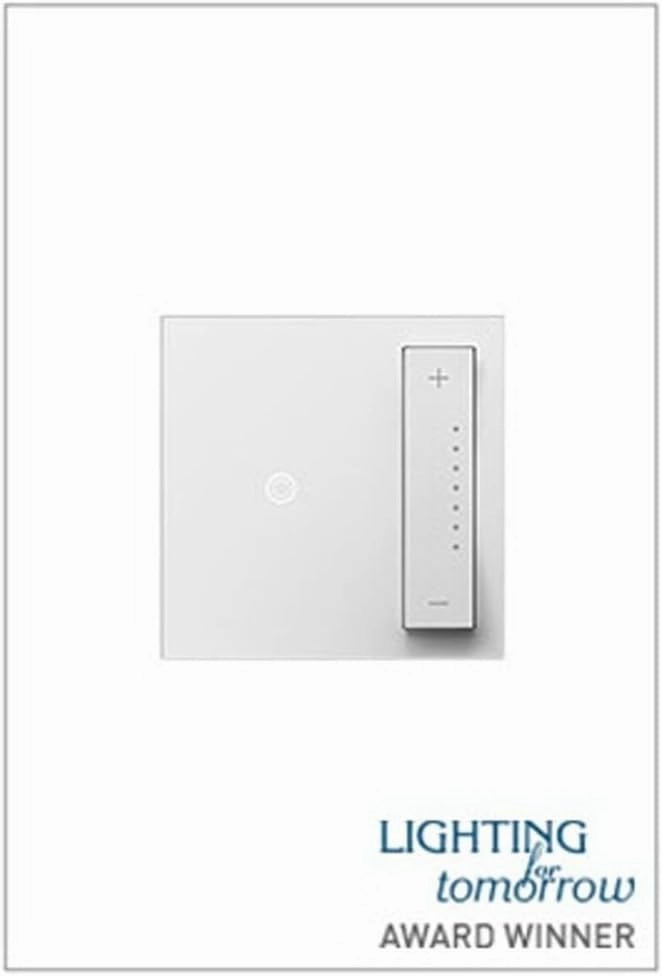 Legrand adorne Tru-Universal Dimmer Switch, 450W (LED, Incandescent, Halogen, MLV, Fluorescent, ELV, CFL), sofTap, White Finish, 4-Pack, ADTP703TUW4-4PK
