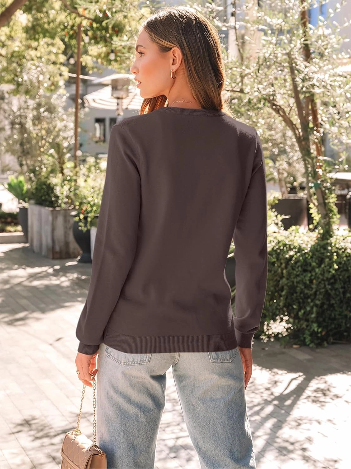 LILLUSORY Women's Cardigan Sweaters 2025 Lightweight Fall Oufits Clothes Fashion Trendy Long Sleeve Tops Casual Jackets