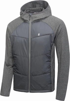 Little Donkey Andy Men's Running Jacket Lightweight Thermal Hybrid Puffer Jacket for Men Golf Hiking