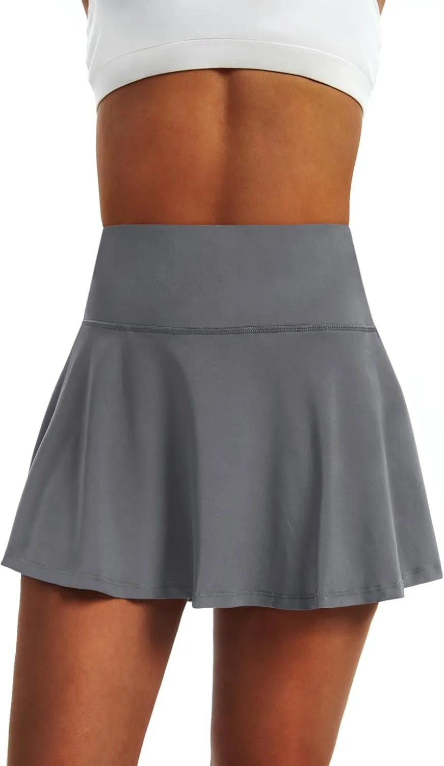 LXNMGO Women's High Waist Pleated Tennis Skirt with 4 Pockets Lightweight Athletic Golf Skorts Skirts for Running Workout