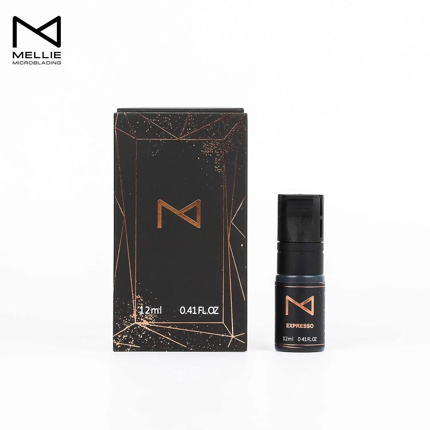 M Cosmetic LIQUID Pigment For Eyebrow Powder Brows, Nano Brow, Shading Permanent Makeup, Microblading - Machine Use - No Mixing - For Professionals Only -12ml(Espresso)
