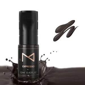 M Cosmetic LIQUID Pigment For Eyebrow Powder Brows, Nano Brow, Shading Permanent Makeup, Microblading - Machine Use - No Mixing - For Professionals Only -12ml(Espresso)