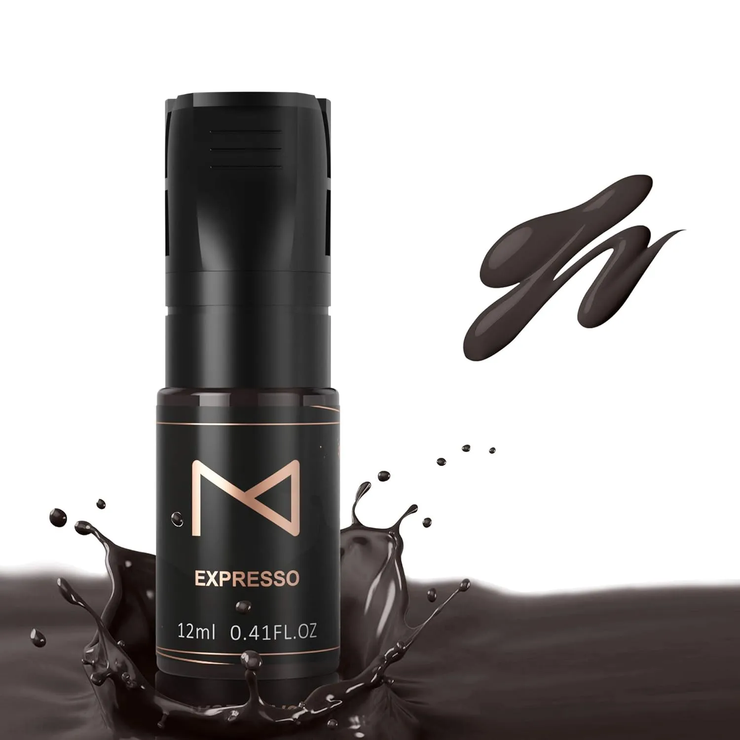 M Cosmetic LIQUID Pigment For Eyebrow Powder Brows, Nano Brow, Shading Permanent Makeup, Microblading - Machine Use - No Mixing - For Professionals Only -12ml(Espresso)