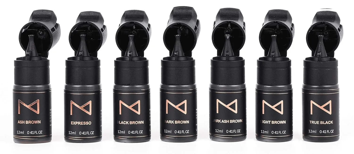 M Cosmetic LIQUID Pigment For Eyebrow Powder Brows, Nano Brow, Shading Permanent Makeup, Microblading - Machine Use - No Mixing - For Professionals Only -12ml(Espresso)