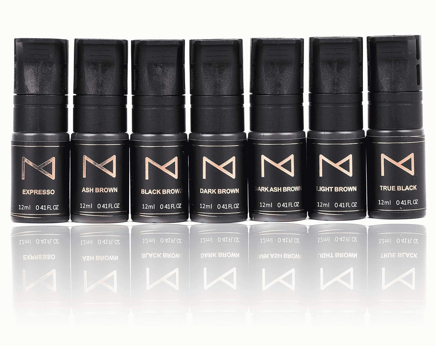 M Cosmetic LIQUID Pigment for Eyebrows/Brows Machine Use – Permanent Makeup Tattoo Ink Supplies Color Set 12ml (Ash Brown)