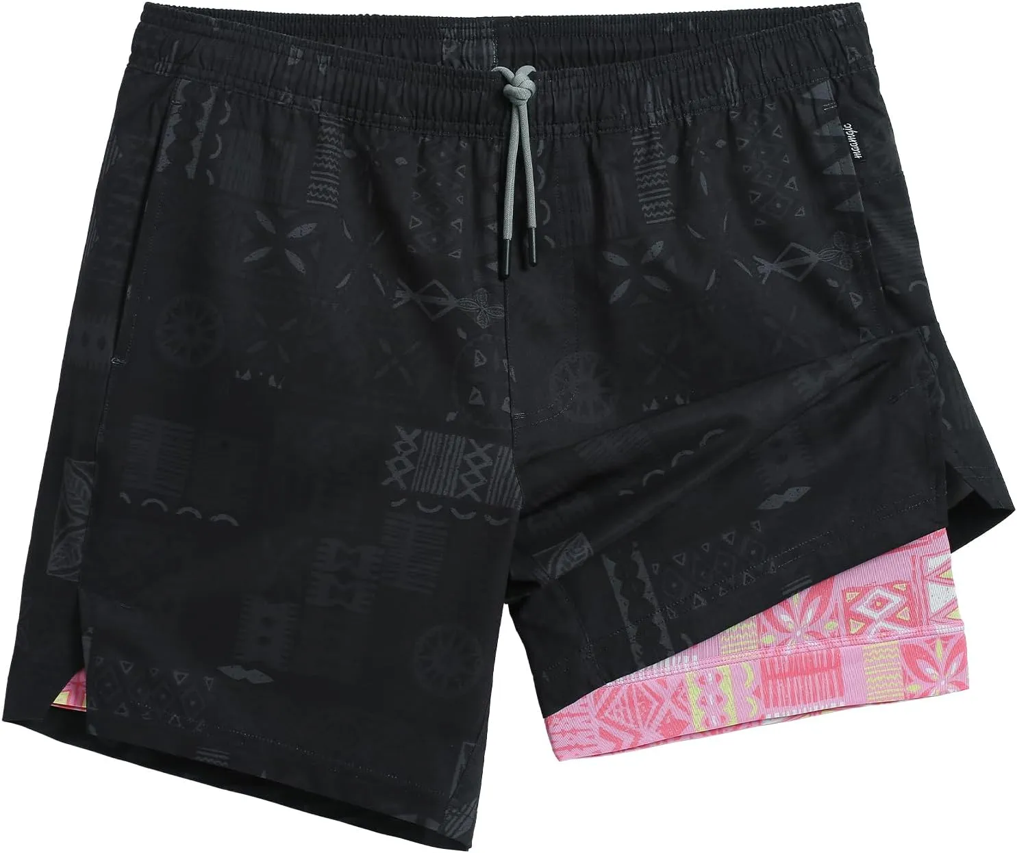 maamgic Gym Shorts for Men 7 inch with Liner Stretch 2 in 1 Workout Shorts Men Quick Dry Athletic Shorts