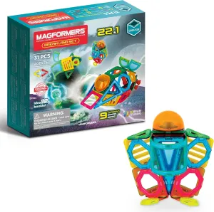 Magformers Dream Land 31-Piece Set | Magnetic Tiles Building Blocks, Educational Kit, STEM Toy Set | Magnetic Building Tiles for Kids to Develop Problem-Solving Abilities and Shape Recognition