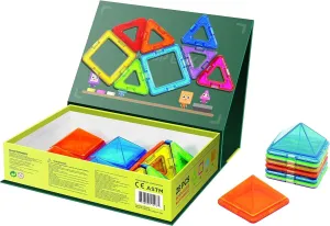 Magformers Pop Up Box 28 Pc Set | Magnetic Tiles Building Blocks, Educational Kit, STEM Toy Set | Magnetic Building Tiles for Kids to Develop Problem-Solving Abilities and Shape Recognition