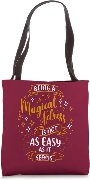 Magical Actress - Christmas Female Aspiring Young Actress Tote Bag