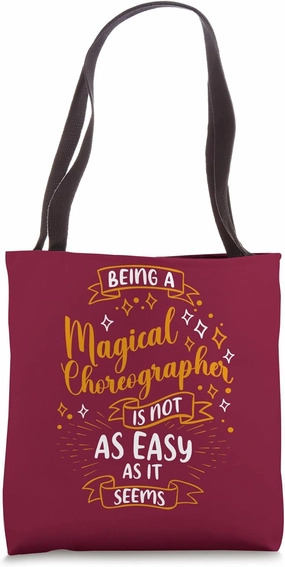 Magical Choreographer - Christmas Dance Choreographer Tote Bag