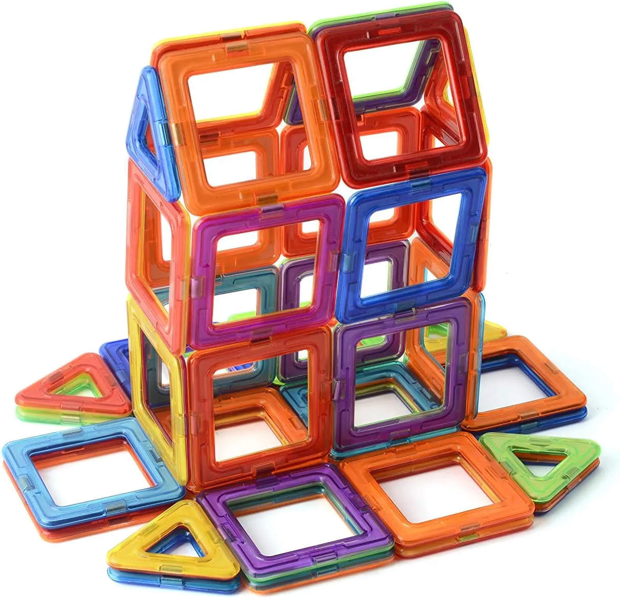Magnetic Building Blocks Set – 30 Colorful Tiles for Kids | STEM Educational Toys for Creative Play | Safe & Durable Construction Blocks | Perfect for 3  Years Old