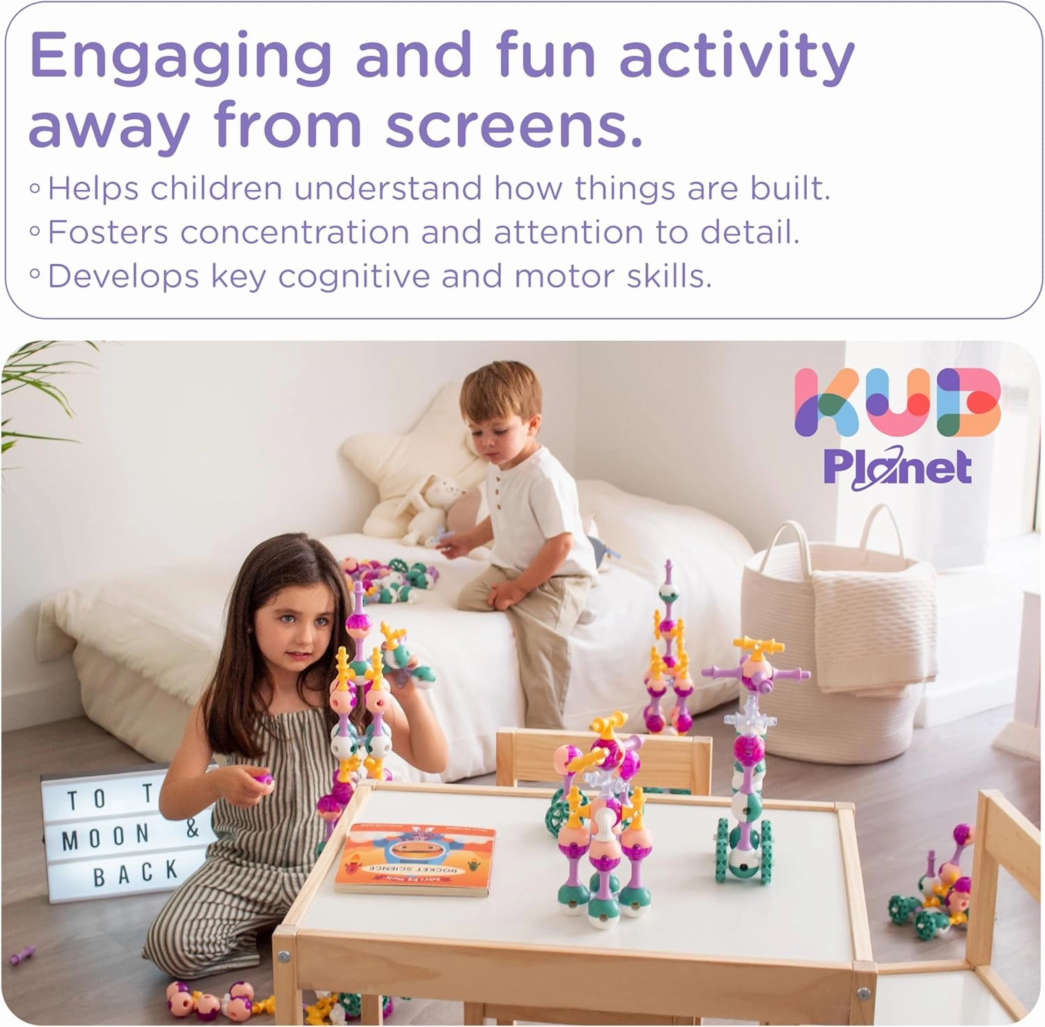 Magnetic Building Set - Cosmic Soft - STEM Awarded