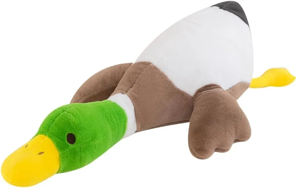 Mallard Duck Plush, Duck Stuffed Animals,Realistic Soft Furry Duck Stuffed Animal Pillow,Cute Toy Gift for Every one (47.2)