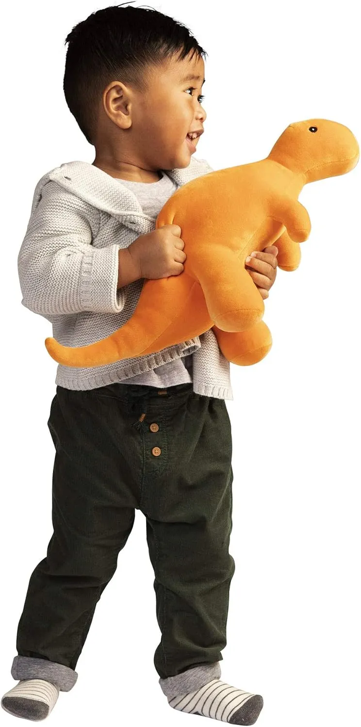 Manhattan Toy Growly Velveteen T-Rex Dinosaur Stuffed Animal, 11"