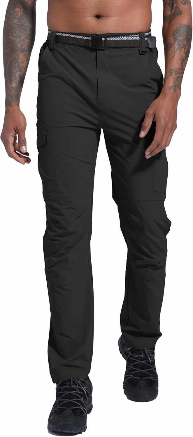 Men's Hiking Pants Quick-Dry Lightweight Waterproof Travel Outdoor Camping Hunting Fishing Work Cargo Pants