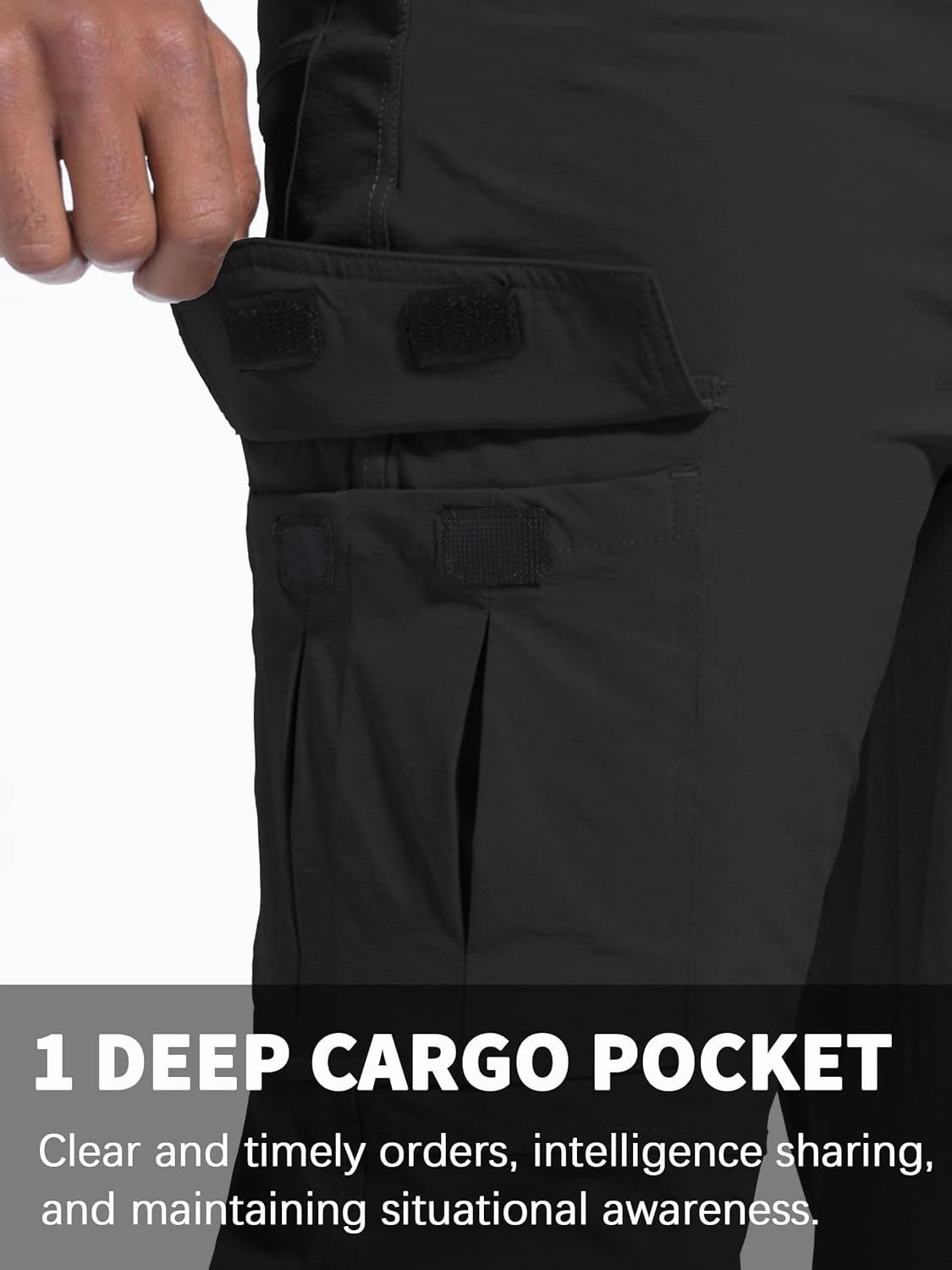 Men's Hiking Pants Quick-Dry Lightweight Waterproof Travel Outdoor Camping Hunting Fishing Work Cargo Pants