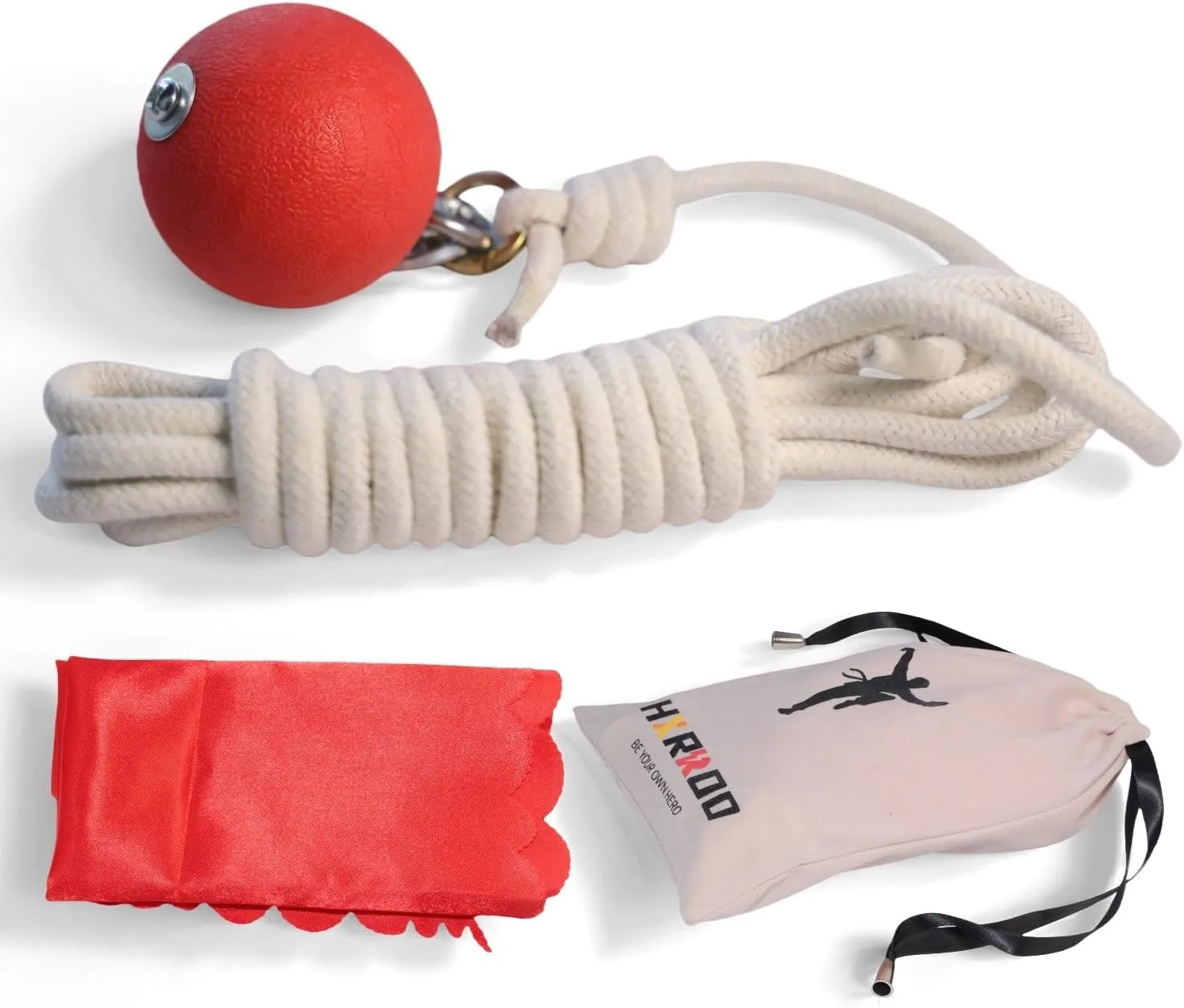 Meteor Hammer with Rubber Ball, Trational Chinese Kungfu Fighting Weapon, Martail Arts Equipement