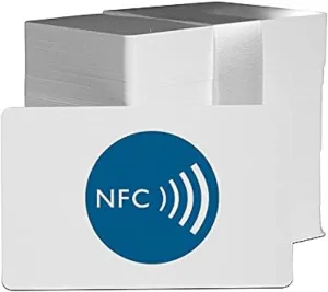 MIFARE Classic 1K RFID Smart Cards (100 pack) 13.56MHz 14443A Blank RFID Hotel Key Cards Printable (no mag stripe) (100)