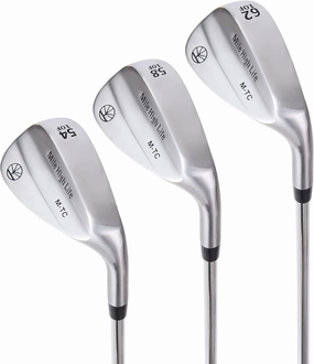 Mile High Life Golf Wedges | Entry Level Golf Sand Wedge Sets | Beginner’s Golf Gap Wedge Sets | Lob Wedge Golf Clubs for Men & Women | 50/52/54/56/58/60 Right Handed