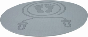 Milisten Shock Absorbing Jump Rope Mat Non Slip Tpe Exercise Cushion for Home Workouts Thick Yoga Mat for Indoor Jumping and Daily Fitness Activities