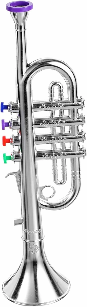 Milisten Trumpet Musical Instrument for Fun Learning Plaything to Enhance Musical Skills Design for Boys for Decoration and Creative Play