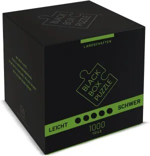 Misu Games Black Box Puzzle Without Template, Jigsaw Puzzles for Adults 1000 Pieces, Cool Jig-Saw Puzzels 20x27 Multiple Categories, Difficult Puzzle Landscape Level 5