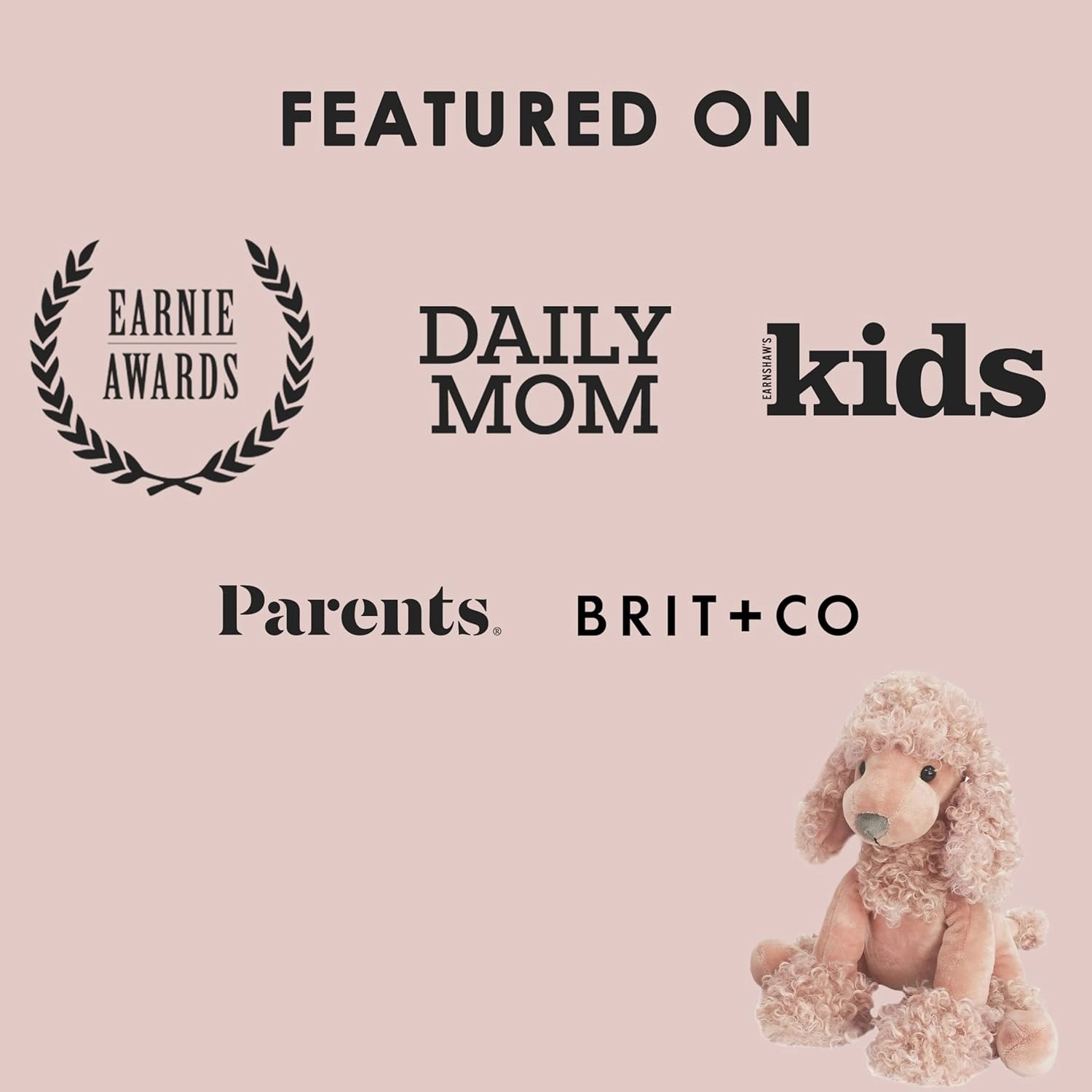 Mon Ami Designer Plush Poodle Dog Stuffed Animal– 13”, Fun Adorable Soft and Cuddly Stuffed Toy Gifts for Little Boys/Girls & Kids of All Ages